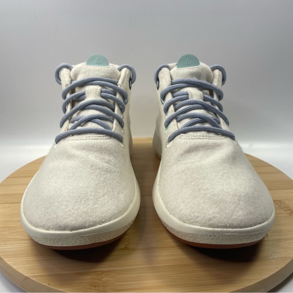 Allbirds Wool Runner Up Mizzles Womens 10 US Shoes Sneakers Frost White Hi Top - Picture 2 of 16